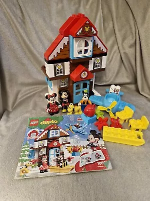 Buy Lego Duplo Disney Mickey's Vacation House 10889 Retired Set Complete With MANUAL • 33£