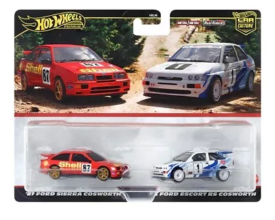 Buy 2024 Hot Wheels Premium 2 Pack ‘87 Ford Sierra Cosworth & ‘93 Ford Escort RS • 29.99£