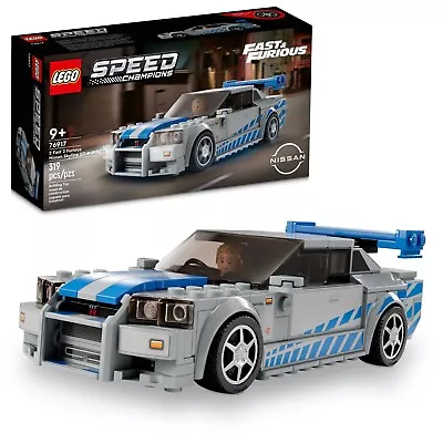 Buy LEGO 76917 Speed Champions 2 Fast 2 Furious Nissan Skyline GT-R (R34) New • 14.95£