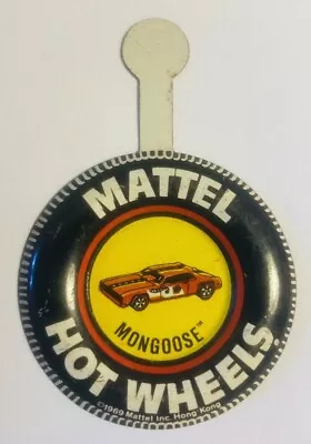 Buy HOT WHEELS Redline : Mongoose - Tin Badge Mattel : Original Vintage (Ref15) • 0.99£
