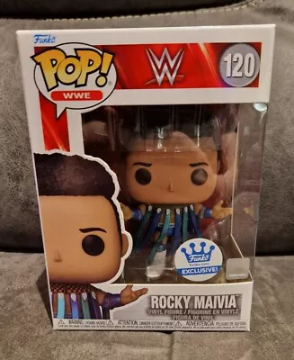 Buy Rocky Maivia Funko Pop! WWE #120 Metallic Funko Exclusive Special Edition • 6£