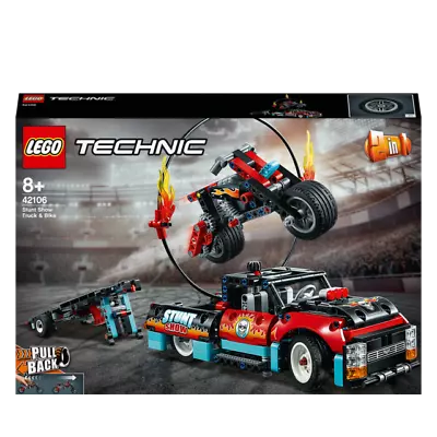 Buy LEGO TECHNIC: Stunt Show Truck & Bike (42106) • 34.50£