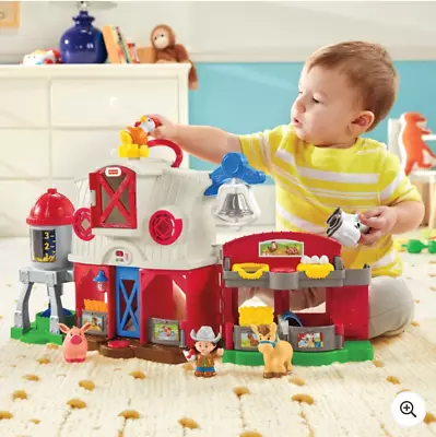 Buy Fisher-Price Little People Caring For Animals Farm - Baby Toy Playset Toyset New • 51.99£
