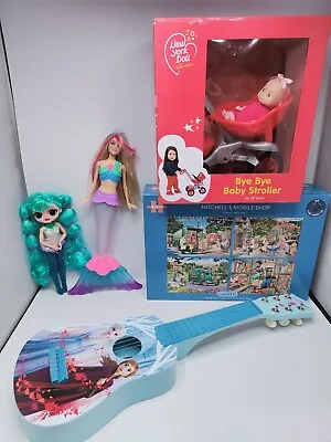 Buy Girls Bundle Assorted Toys Kids Dolls Puzzle Barbie Mermaid Etc 840 • 26.90£