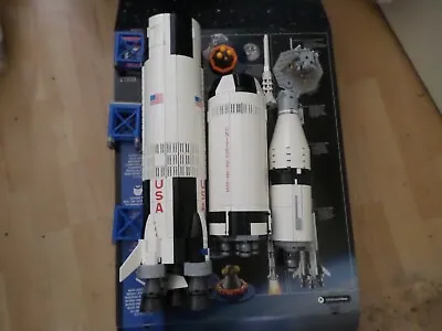 Buy Lego  - 21309-  Nasa Apollo Saturn V Rocket -with Moon Lander - With Box & Build • 125£