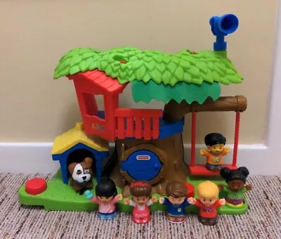 Buy Fisher-Price Little People Swing & Share Treehouse Gift Set Playset  • 29.99£