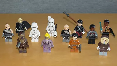 Buy Twelve GENUINE Star Wars Lego Minifigures- Chirrut, Burnt Anakin, Solo Parka Etc • 19.99£