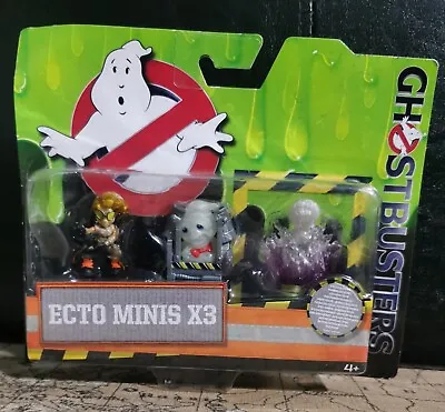 Buy Ghostbusters • Ecto Minis X3 • Figures • Mattel • New & Sealed On Card • 14.99£
