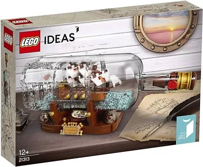 Buy LEGO Ideas - Ship In A Bottle Ship In A Bottle (21313) New Original Packaging Sealed • 116.72£