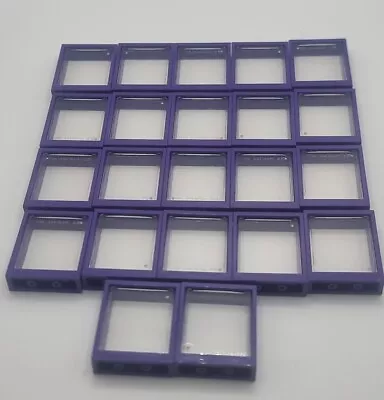 Buy LEGO X22 Dark Purple Windows Harry Potter Pieces Clear Glass Bundle City  • 16.50£