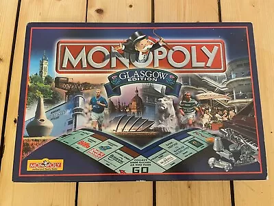Buy Monopoly Glasgow Edition Vintage Hasbro Board Game Scotland Trading Game • 10£