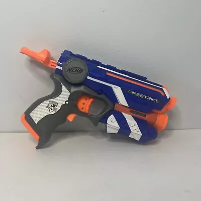 Buy Nerf N-Strike Elite Firestrike Blue Orange & Black Gun Toy Kids Gift WORKING • 9.99£
