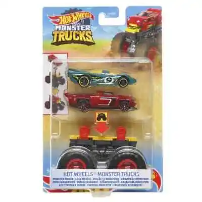 Buy Hot Wheels Vehicle Car Monster Trucks Monster Maker GWW13 Green Red • 22.72£