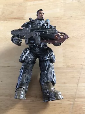 Buy Poseable 7 Inch NECA Gears Of War Action Figure Dominic Dom Santiago With Weapon • 13£