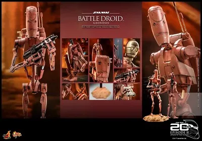 Buy Hot Toys Star Wars Attack Of The Clones Geonosis Battle Droid MMS649 Pre Owned • 190£