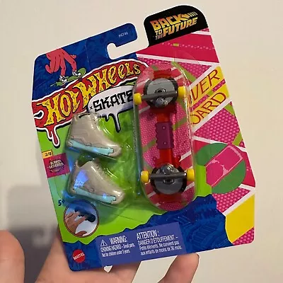 Buy Hot Wheels Back To The Future Hoverboard Skateboard Finger Toy Brand New Sealed • 14.95£
