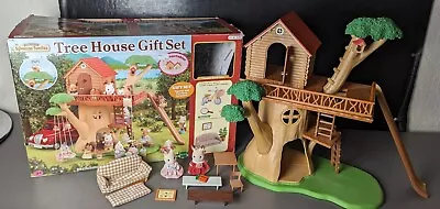 Buy Sylvanian Families Tree House Tree House Gift Set 3353 With Original Packaging + Figures  • 66.70£
