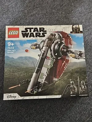 Buy 75312 LEGO Star Wars Boba Fett’s Starship Set Includes 593 Pieces Age 9+ New • 39.95£