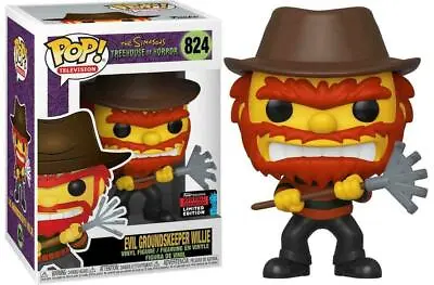 Buy Evil Groundskeeper Willie Simpsons NYCC 2019 POP! Television #824 Figur Funko • 129.65£