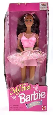 Buy 1996 My First Barbie Doll (Brunette) / Easy To Dress / Mattel 14875, NrfB • 46.32£