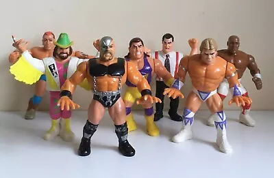 Buy Vintage WWF Figures Job Lot Bundle Series 5-8 Inc Macho Man Crush Lex Luger WWE • 7.50£