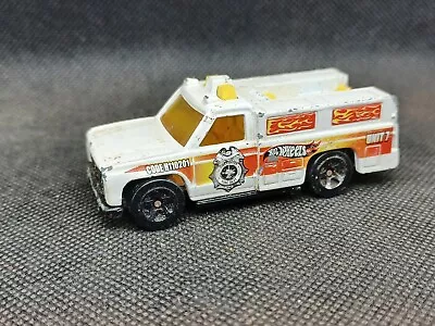 Buy Hot Wheels 1974 Hot Wheels Fire Department Rescue Truck Code H110201 Unit 7 • 3.32£