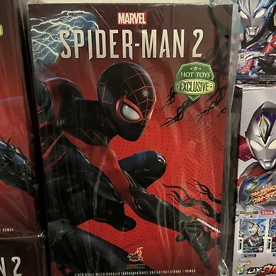 Buy Hot Toys VGM55 Spiderman 2 MILES MORALES Spider-Man (Upgrade Suit) 1/6 Figure • 475£