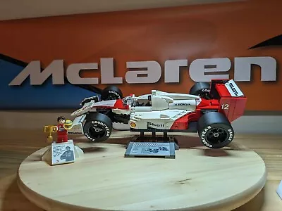 Buy Lego Mclaren Mp4/4 Senna (10330) -bigger F1 Wheels With Goodyear Style Stickers • 34.99£