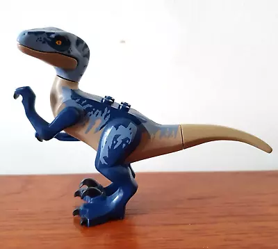 Buy Jurassic World LEGO Raptor Dark Blue & Sand Blue Markings Dinosaur 75942 • 14.99£