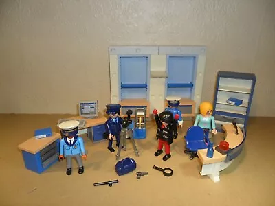 Buy PLAYMOBIL POLICE OFFICE (Furniture For Station,Figures,Accessories) • 8.99£