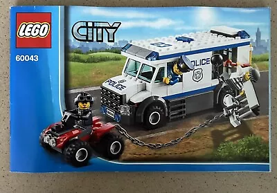 Buy LEGO #60043: City Police : Prisoner Transporter  Set 100% Complete • 12£