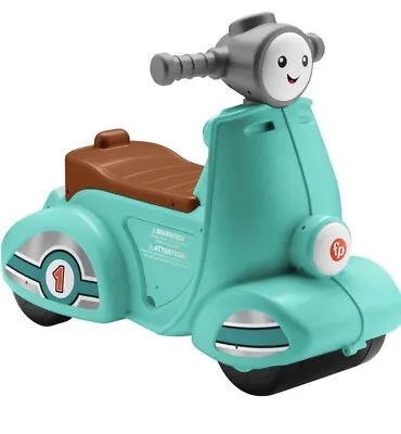 Buy Fisher-Price Toddler Ride-On Toy Scooter With Smart Stages Educational Content • 69£