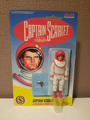 Buy A Rare New Vintage 1994 Captain Scarlet Astronaut Carded Sealed 3.75  Figure. • 100£