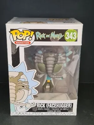 Buy Funko Pop! Vinyl Animation Rick And Morty Rick (Facehugger) #343 • 24.95£