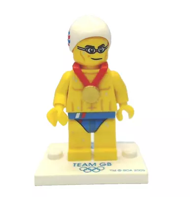 Buy Lego Olympic 2012 Minifigures - Stealth Swimmer - Team GB   White GB Base • 7.99£