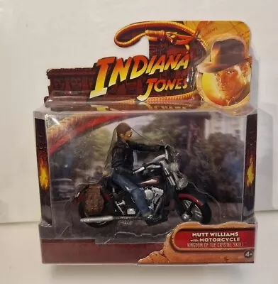 Buy Hasbro - Mutt Williams On Motorcycle Indiana Jones Kingdom Of Crystal Skull. MIB • 3.81£