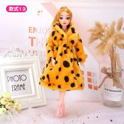 Buy New Barbie Princess Fur Coat Dress Accessories Clothes For Barbie Dolls Toys HOT • 3.35£
