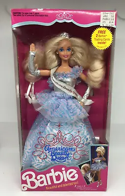 Buy 1991 Barbie American Beauty Queen Made In China Nrfb • 214.12£