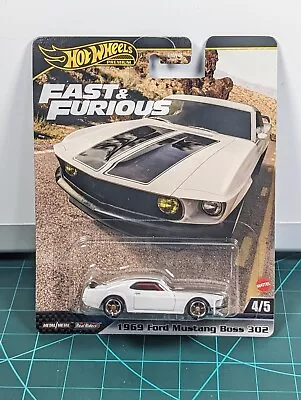 Buy HOT WHEELS Premium Fast And Furious 6 1969 Ford Mustang Boss 302 Diecast 4/5  • 12.99£