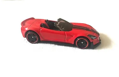 Buy Hot Wheels Corvette C7 Z06 Convertible Red Diecast Metal Car Loose • 3.99£