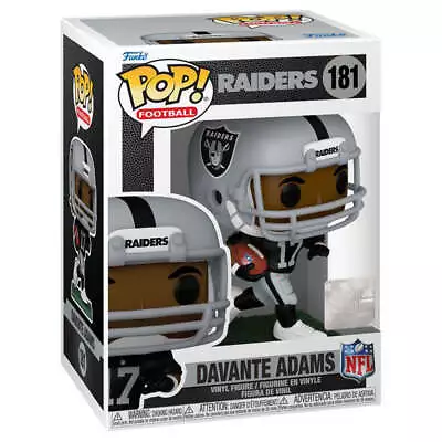 Buy Officially Licensed Funko NFL: Raiders Davante Adams Pop! Vinyl Action Figure • 16.14£