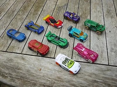 Buy Hotwheels 10 Assorted Sports Cars & Off Road Trucks  In Good Condition. • 3.95£