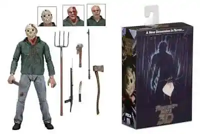Buy Neca Friday 13th Part 3 3d Ultimate 7  Scale Figure Jason Voorhees • 42.95£