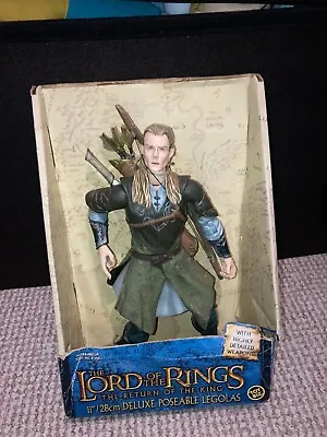 Buy Lord Of The Rings Legolas Poseable Action Figure Toy Rare Return Of The King • 13.99£