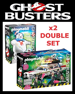 Buy PLAYMOBIL - GHOSTBUSTERS Ecto-1A 70170 & Marshmellow Man 9221 - X2 DOUBLE PACK • 124.99£