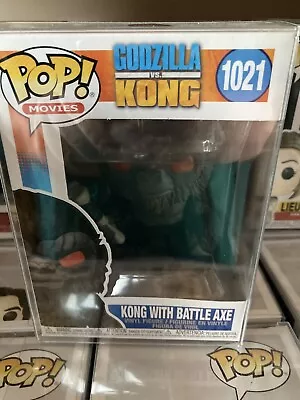 Buy Funko Pop Vinyl Kong With Battle Axe #1021 Vs Godzilla Free Pop Protector • 11.95£