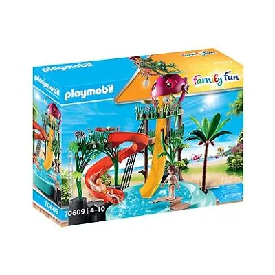 Buy Playmobil Playmobil 70609 [Playmobil Water Park Series Water Slider Pool]. • 93.99£