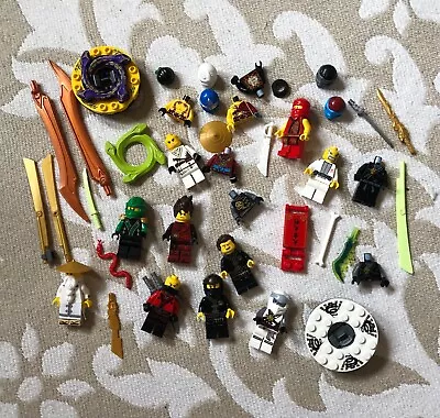 Buy Lego Ninjago  Mini Figures Bundle-  Figures  Helmets, Weapons & Parts For Spares • 20£