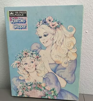 Buy Barbie Skipper Jigsaw Puzzle Golden 1988 Complete 100 Pc Vintage VGC • 11.32£