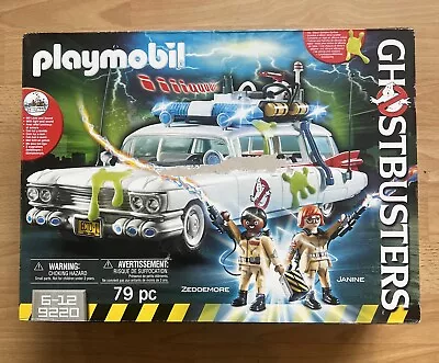 Buy Playmobil Ghostbusters  9220 Ecto 1 With Lights And Sound BNIB • 41.99£